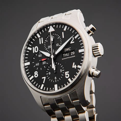 iwc pilot chronograph used|iwc pilot chronograph edition.